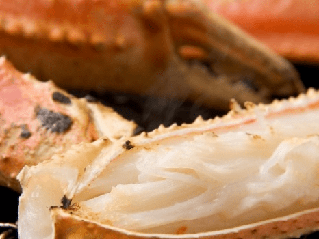 【蟹フルコース×温泉露天風呂付きor温泉内湯付き客室／会場食】７種の蟹料理♪蟹姿・焼がに・かに刺など