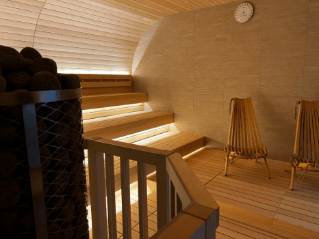 ３階大浴場にあるサウナ「森の泉」