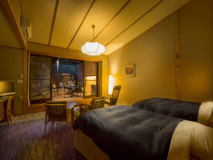 【星空サウナと源泉水風呂（露天風呂）】スパテラス ツインルーム