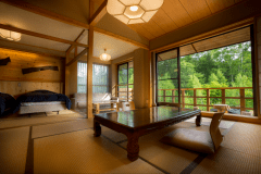【お部屋広々！御嶽山のパノラマビュー】和洋室（6名利用可）