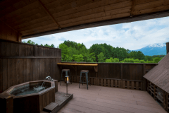 【満天の星空と木曽御岳山の絶景！】露天風呂付 ベッド和室