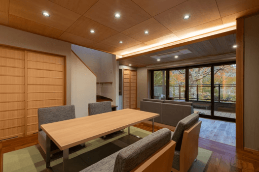 【メゾネット】露天風呂付スイート和洋室