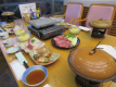 国産黒毛和牛の溶岩石焼き