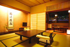 【秀山閣】檜内風呂付和室8畳（禁煙）