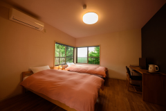 Twin Room/Included Toilet and shared Wash basin/ (RURI)