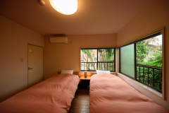 Twin Room/Included Toilet and shared Wash basin/ (RURI)