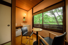 Japanese 6 Tatami Room with a view of Mt. Yufu,/Included Wash basin and Toilet
