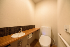 Japanese Western Room/Semi Open-Air Bathroom included Wash basin and Toilet/(KOHAKU)