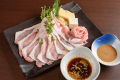 【夕食】豚肉のしゃぶしゃぶ