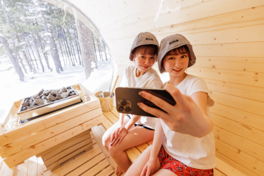 【グランピング／学生限定】北欧旅行気分を味わって！バレルサウナなど豊富なアクティビティ♪ドリンクインクルーシブ