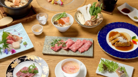 【秋の産直】ふらの和牛の源泉湯通し＆炙りやきんきといくらの土鍋ご飯など和洋中創作プレミアムコース☆夕食ドリンク飲み放題付き