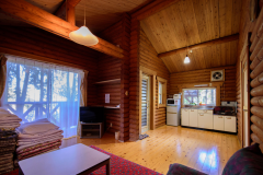 客室専用風呂付きログハウス 客室