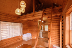 木々に囲まれたログハウス　一例