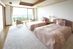 三河湾ビューデラックス和洋室（ツイン＋8畳）《禁煙》