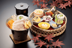 【秋得！】フリードリンク付き♪籠いっぱいの彩り・四季花膳プラン