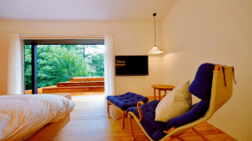 【 洸 -kou- 】ワイドキングベッド／檜露天風呂