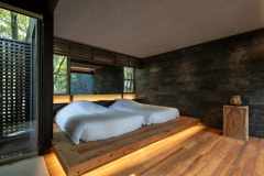 【MORI】Semi-double twin room / stone open-air bath 【MORI】Semi-double twin room / stone open-air bath