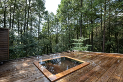 【KAZE】King size bed / Open-air cypress bath 【KAZE】King size bed / Open-air cypress bath
