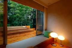 【ZEN】Wide king bed / Open-air cypress bath 【ZEN】Wide king bed / Open-air cypress bath