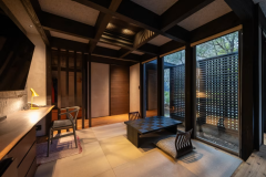 【MORI】Semi-double twin room / stone open-air bath 【MORI】Semi-double twin room / stone open-air bath