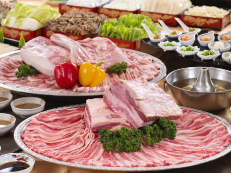 【期間限定】しゃぶしゃぶ食べ放題一例