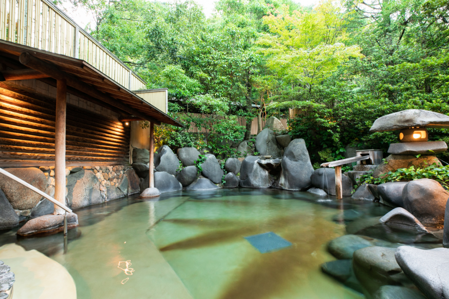 【温泉】木肌の湯「浮殿」露天 【温泉】木肌の湯「浮殿」露天