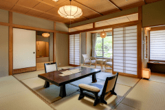 【皆美プレミアム】喜多の館【吉祥・湯流里】和室　露天風呂