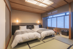 【客室】西の館【飛天】和ベッドイメージ