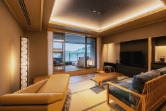 【客室】西の館「天ゆら」和ベッド温泉露付DX