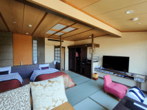 【客室】西の館【天ゆら】和ベッド　プレシャスモデレート　イメージ