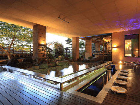 【足湯】でゆったりリラックス音符