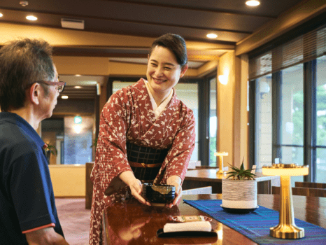 【ウェルカムドリンク】でまずはゆったりお寛ぎください。