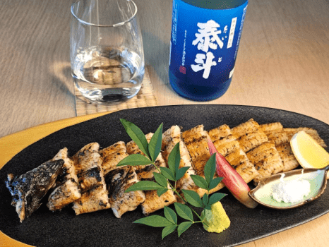 夏の感謝プラン「うなぎの白焼きと泰斗ブルー特典」