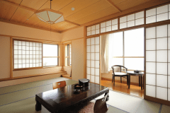 特別和室（最上階角部屋）湖側バストイレ付【禁煙】