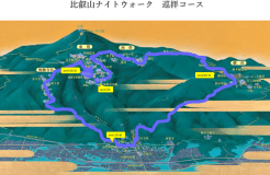 ナイトウォーク巡拝コースMAP