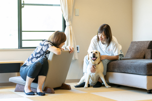 愛犬とご一緒に寛ぎを追求したプライベートステイ