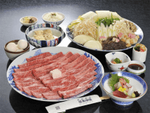 但馬牛を２種類のお料理からチョイス！（すき焼きイメージ）