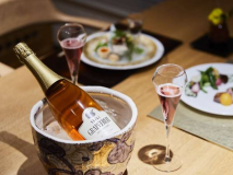 ハーフワインで乾杯できます