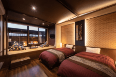 ■リニューアル　和洋室ツインのお部屋『いぜき』。トロトロ、美肌の温泉を独り占め！