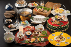 ■創作懐石■その時期ごとに最も輝く「旬の食材」を料理人の持てる限りの技で彩った、料理長の美味旬菜会席