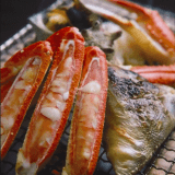 【活地蟹料理】焼物をお部屋にて炭火焼コース【地蟹700ｇクラス 1,5杯料理】