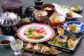 ご夕食一例　　メインおおいた和牛しゃぶしゃぶの季節の懐石料理
