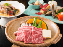 国産霜降り牛をメインとした京会席
