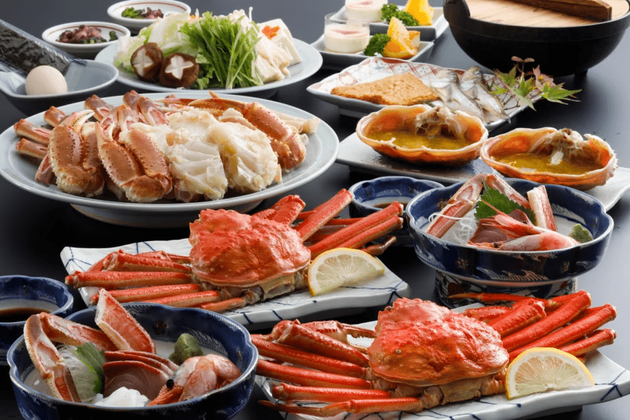【日帰り】<昼食>大がに1杯&ボイル1杯使用!!冬はやっぱりカニ♪満腹フルコースプラン 【日帰り】<昼食>大がに1杯&ボイル1杯使用!!冬はやっぱりカニ♪満腹フルコースプラン