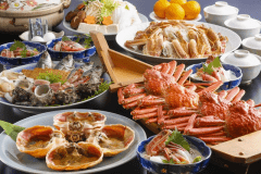 【冬】大がに１杯＆ボイル１杯使用＆海鮮浜焼き付き！満腹フルコースＤＸプラン