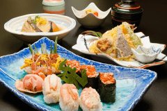 【冬】早めの出発＆お寝坊さんにオススメ！！割烹たんご味わうせこ寿司御膳プラン（１泊１食付き）