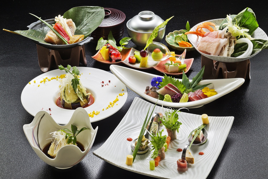 ■基本会席・藤花■美味しい食材をたっぷり使った、料理人のこだわりあふれる和創作会席（イメージ）