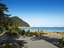 ■『一輪庭』■その先は、萩の癒しスポット「菊ヶ浜」。365日移り変わる海景色をお楽しみください。