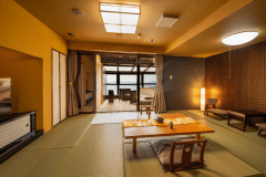 【日本海☆萩指月温泉】最上階・露天風呂付客室-ひいらぎ-10帖（イメージ）◆令和2年2月1日より禁煙となりました◆※2024年7月下旬、露天風呂部分のみリニューアル