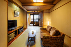 【日本海☆露天風呂付客室】3階7.5帖『なでしこ』『りんどう』『こすもす』（イメージ）/お部屋の確約は致しかねます。◆令和2年2月1日より禁煙となりました◆